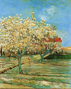 Verger en fleur 2 Vincent van Gogh Peinture à l'huile